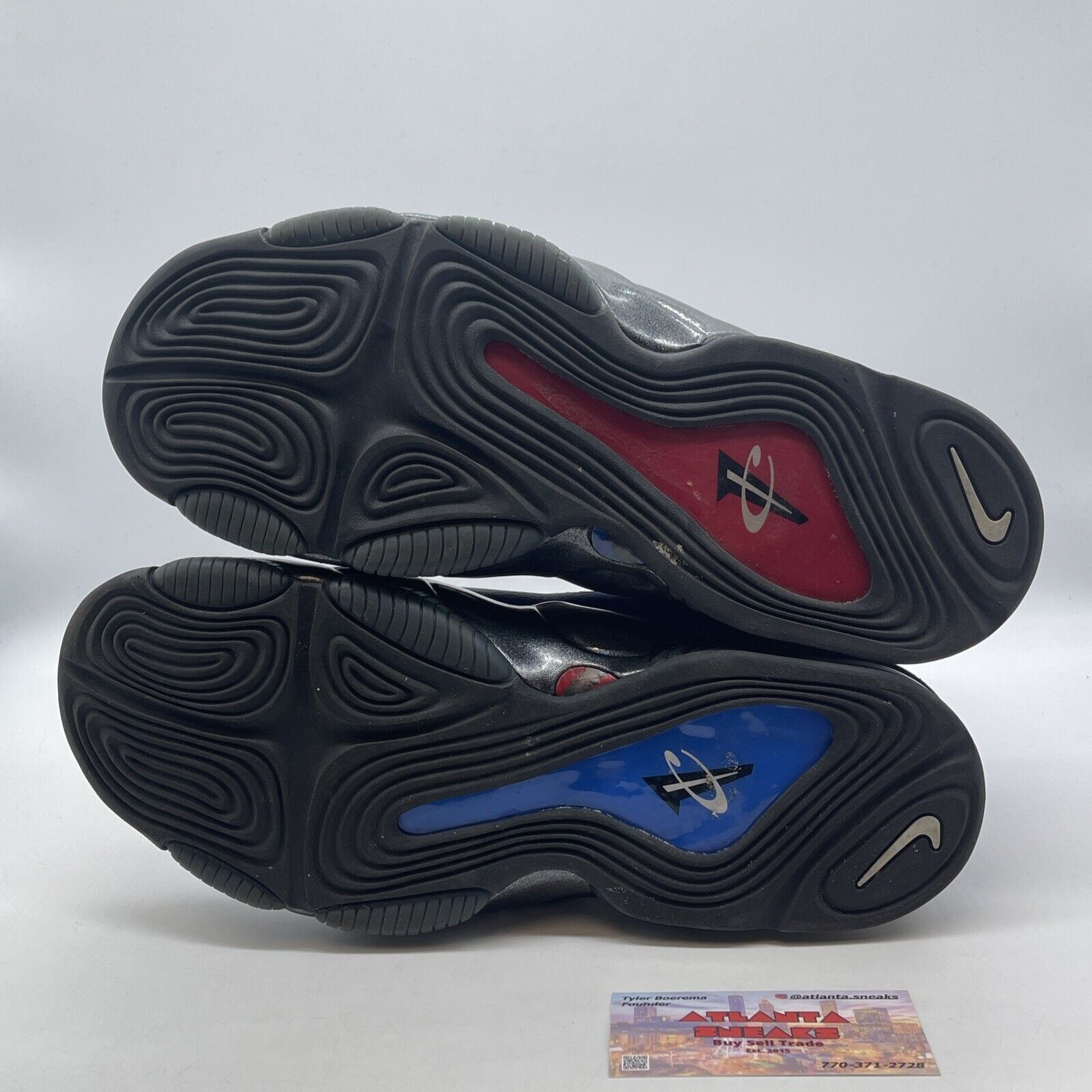 Size 10 - Nike Air Penny 3 Do It For Dez Red Blue Black Leather (CU8058-001)