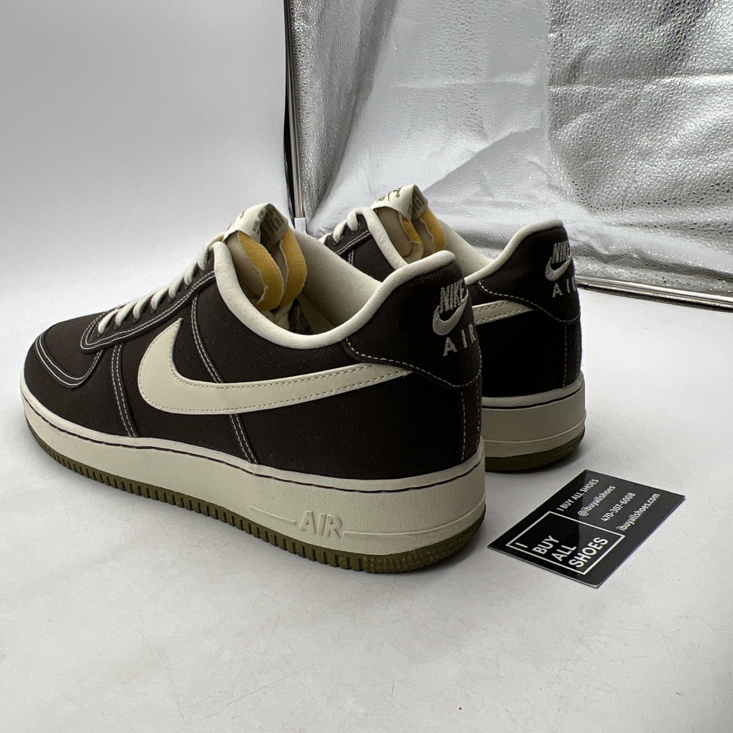 Size 14 - Nike Air Force 1 '07 Premium Low Baroque Brown (CI349-201)