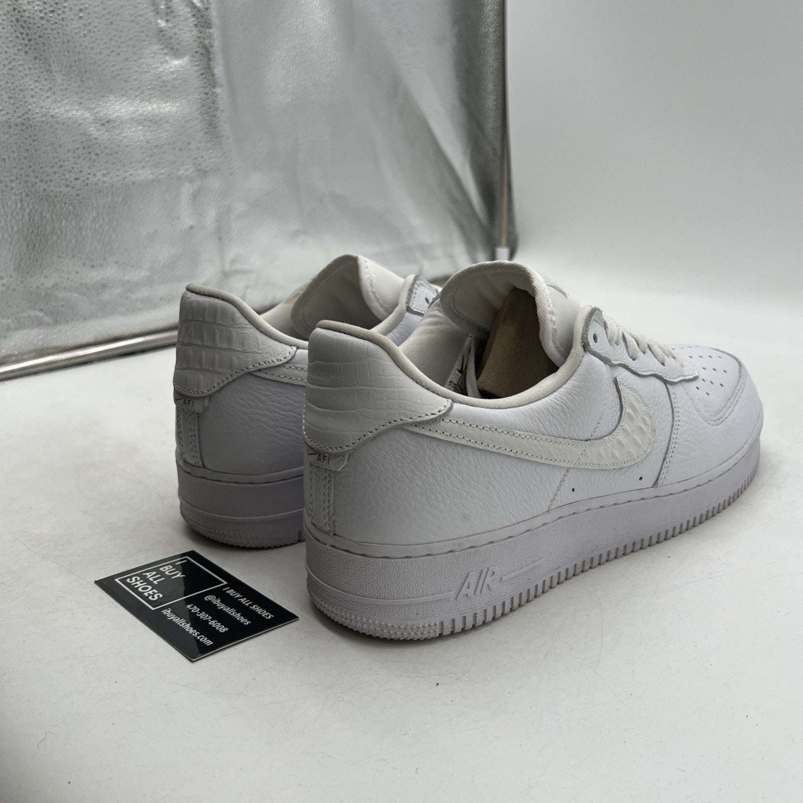 Size 13 - Nike Air Force 1 '07 Craft Triple White (CU4865-100)