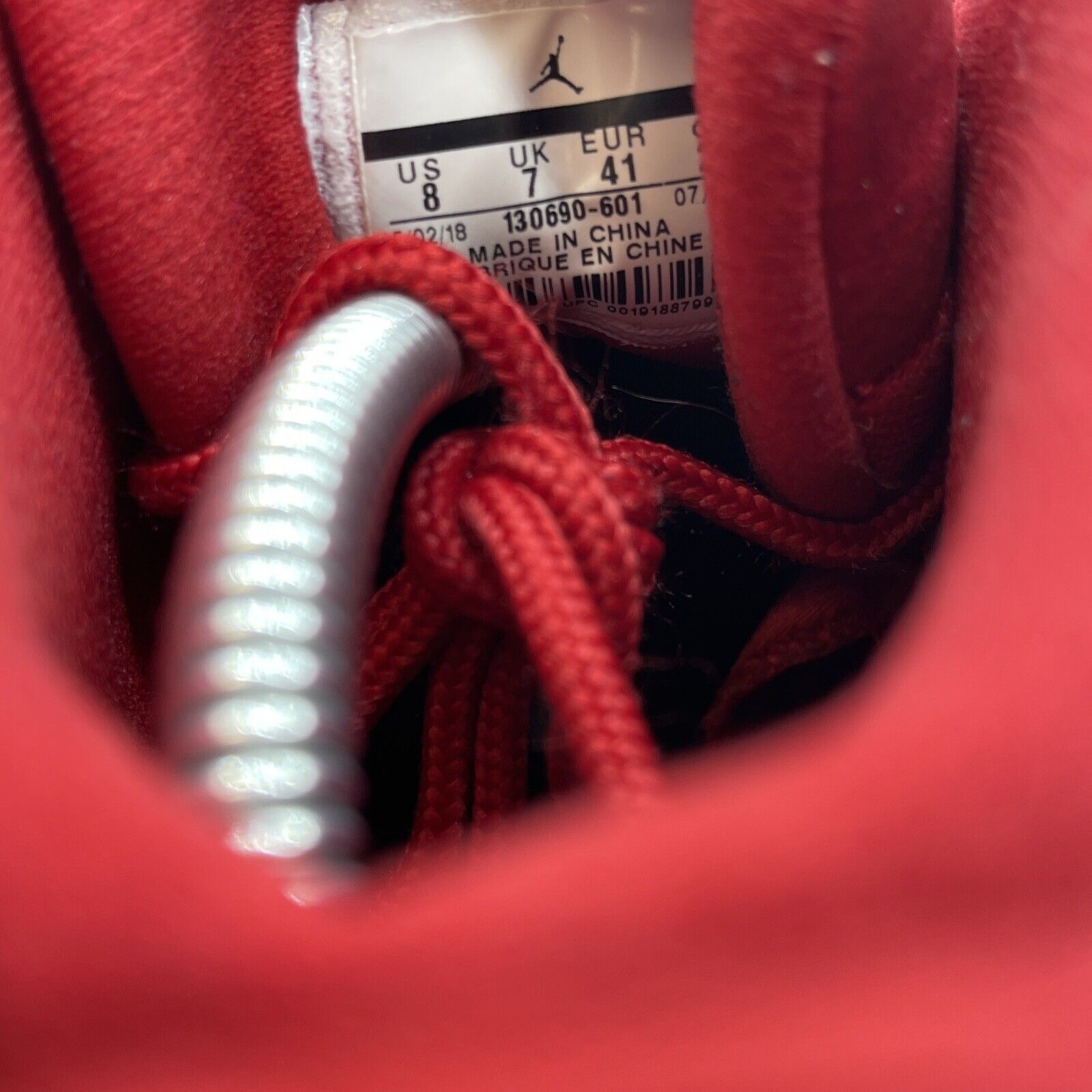 Size 8 - Air Jordan 12 Retro Gym Red Black Suede Leather (130690-601)