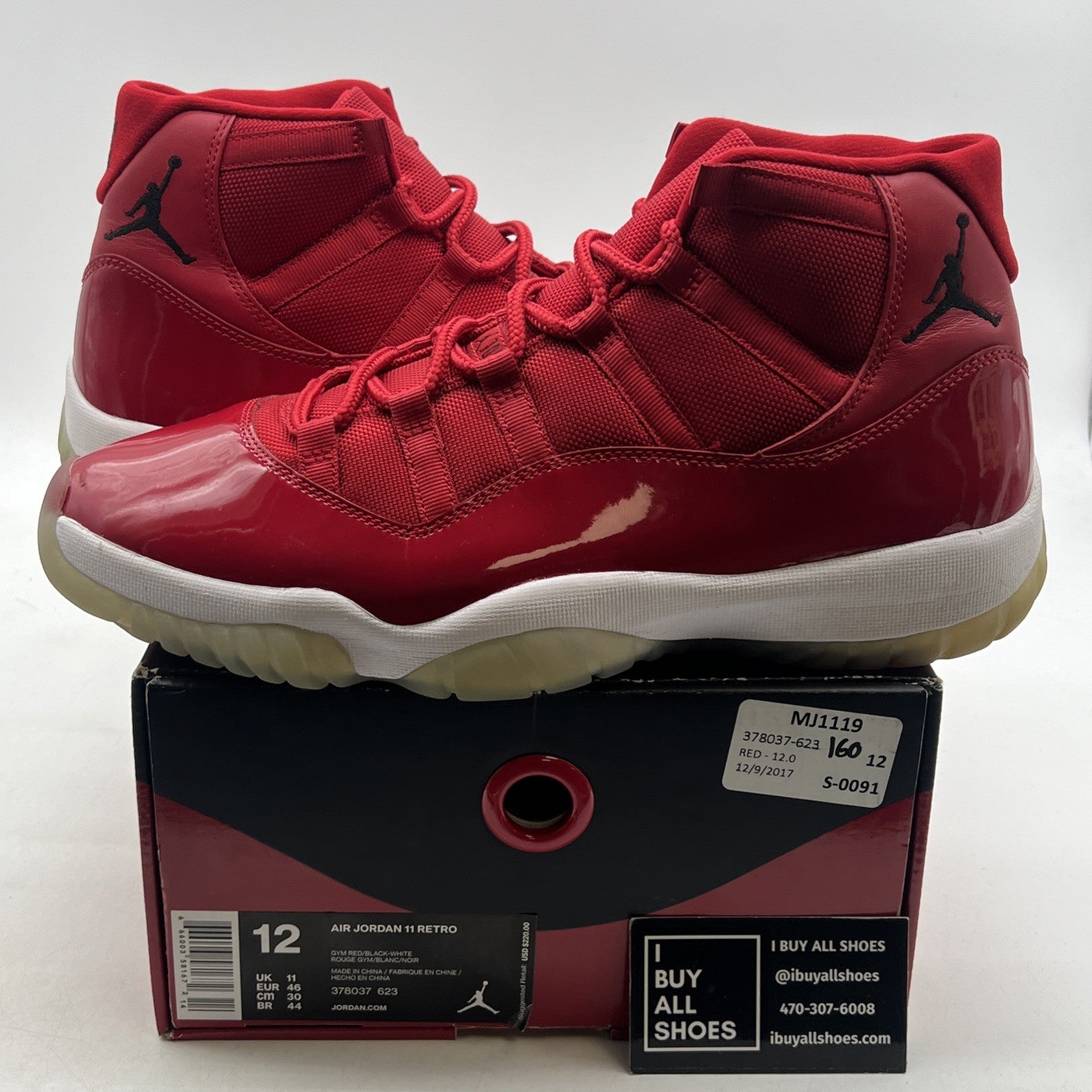 Size 12 - Air Jordan 11 Retro High Win Like '96 (378037-623)