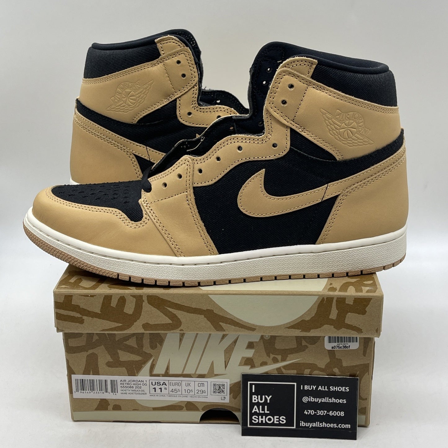 Size 11.5 - Air Jordan 1 Retro High OG Heirloom 2022 (555088-202)