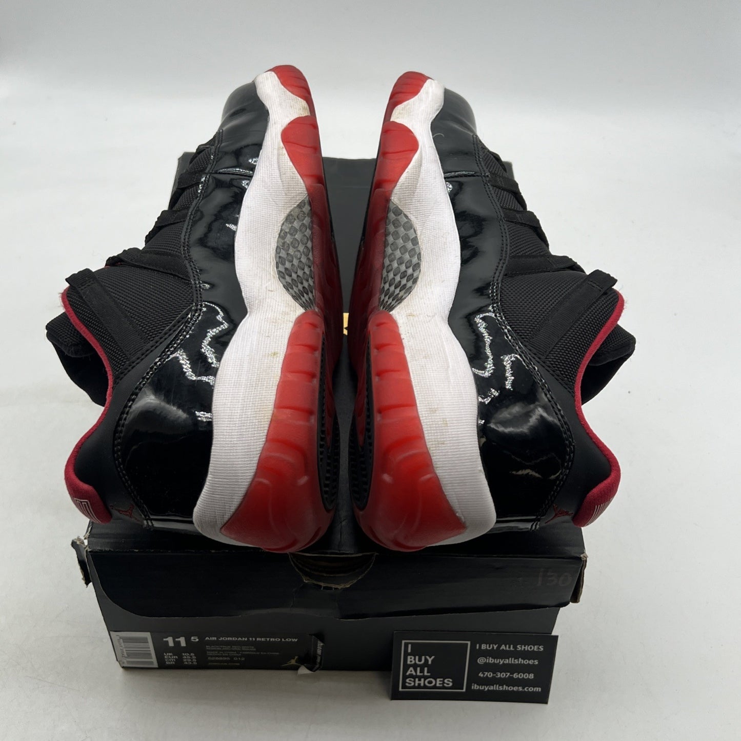 Size 11.5 - Air Jordan 11 Retro 2015 Low Bred (528895-012)