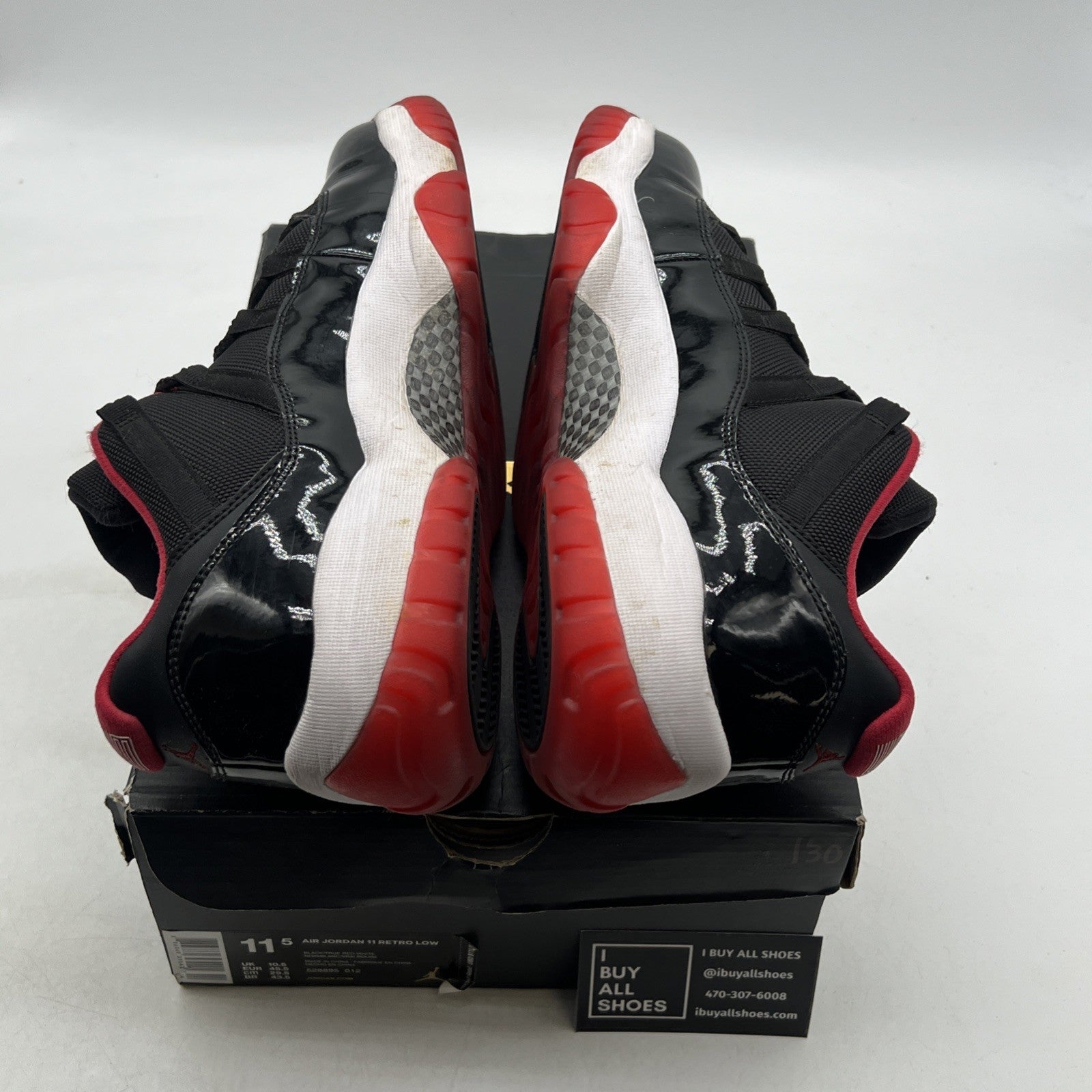 Size 11.5 - Air Jordan 11 Retro 2015 Low Bred (528895-012)