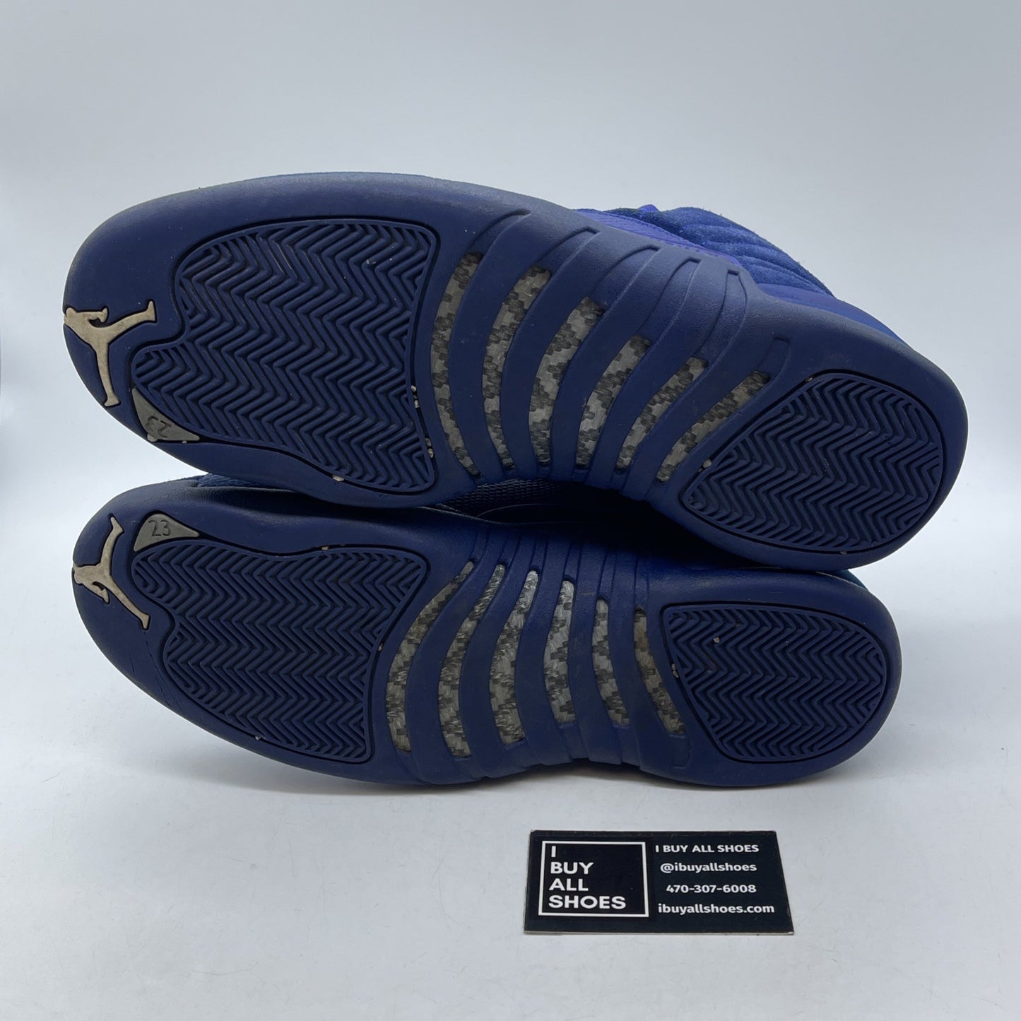 Size 10.5 - Air Jordan 12 Retro Deep Royal Suede Leather (130690-400)