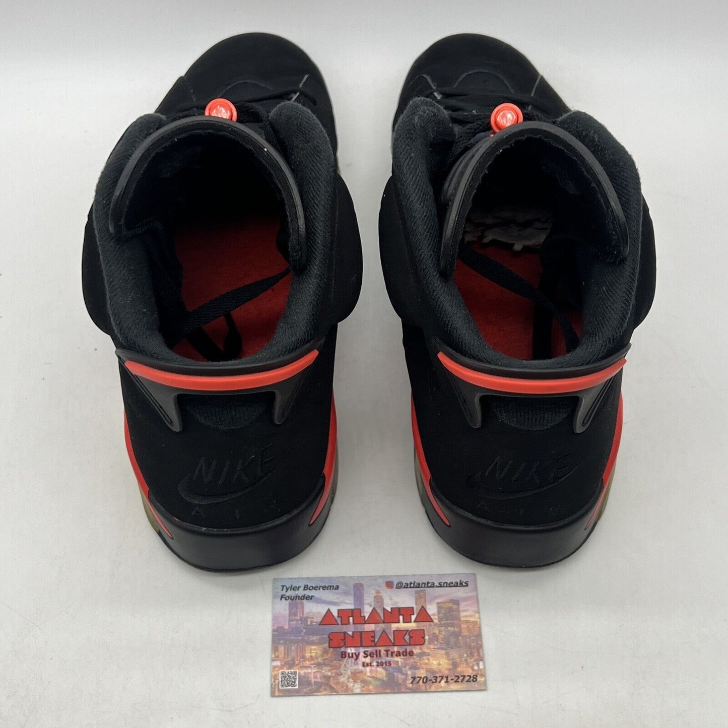 Size 11.5 - Jordan 6 Retro Mid Infrared Black Infrared Icey (384664-060)