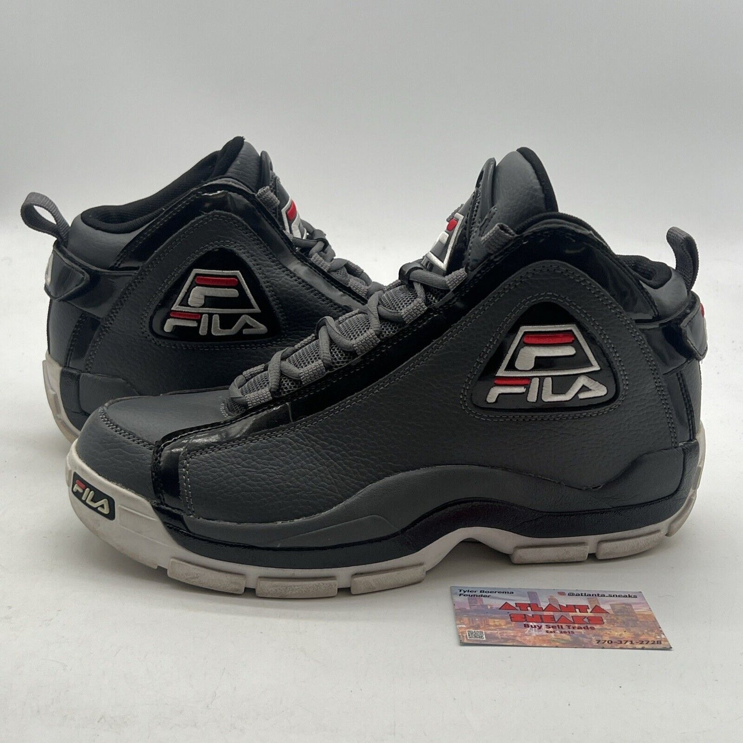 Size 12 - Fila Grant Hill 2 Stitch Grey Leather  (1VB90031-052)