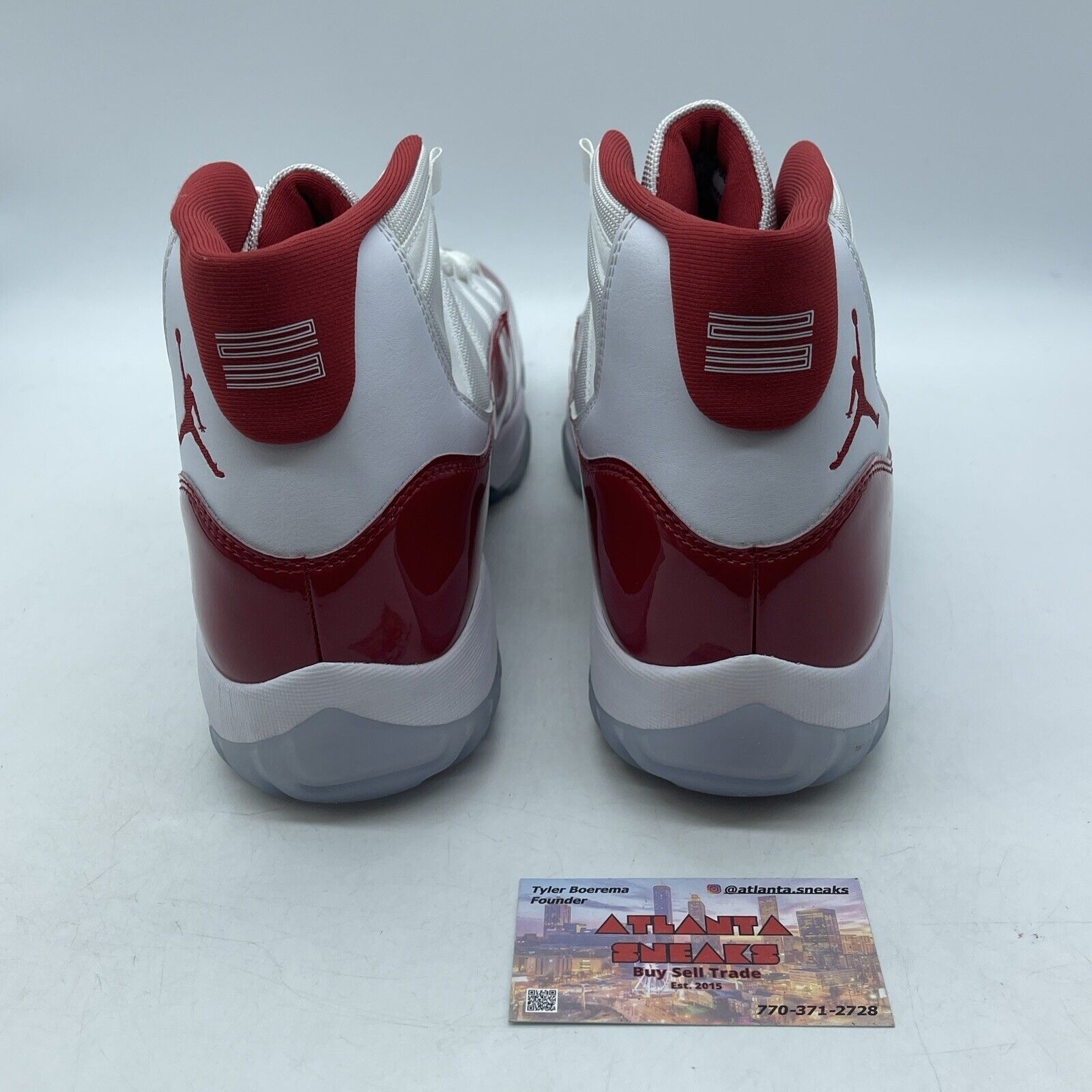 Size 11.5 - Jordan 11 Retro High Cherry White Red Leather (CT8012-116)