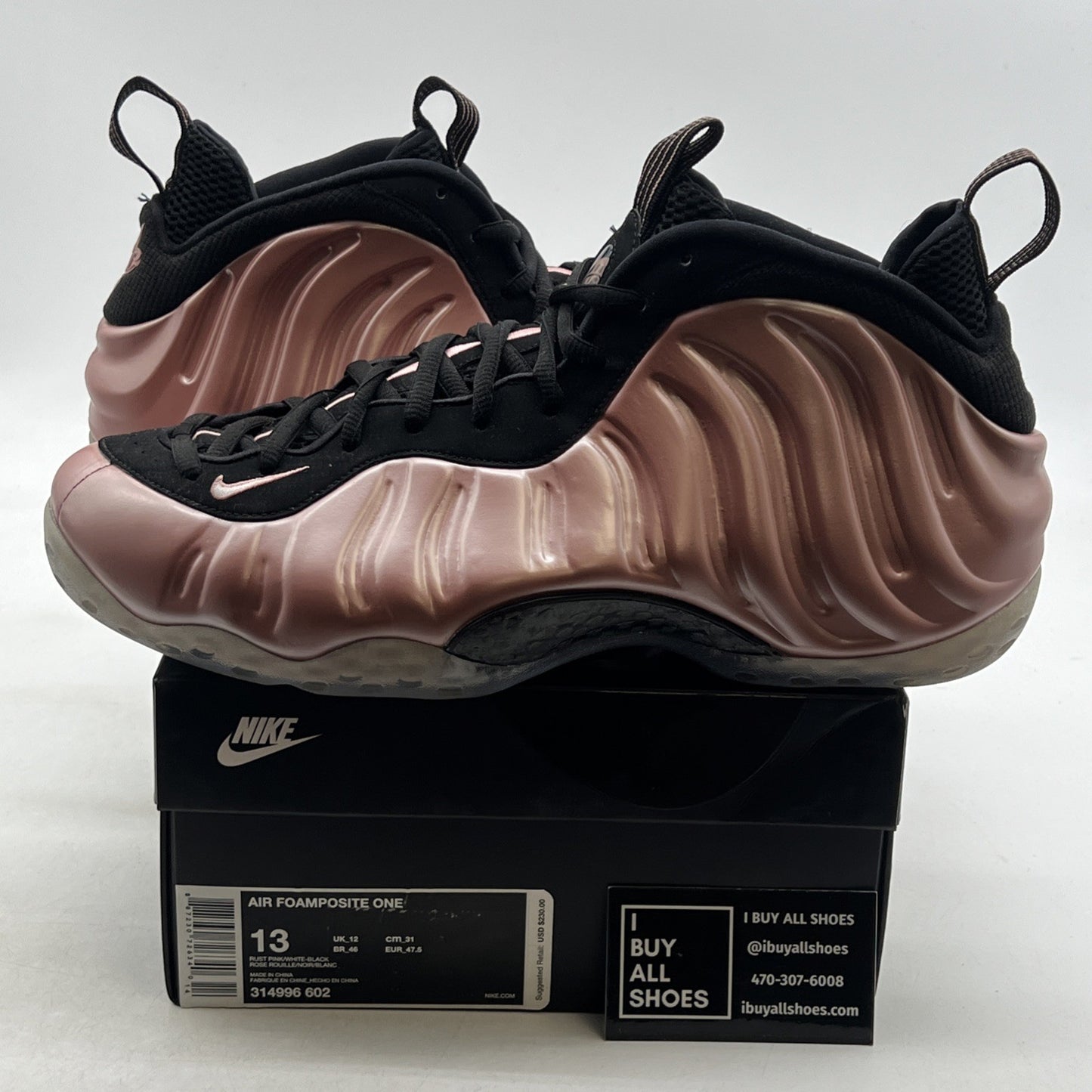 Size 13 - Nike Air Foamposite One Elemental Rose (314996-602)