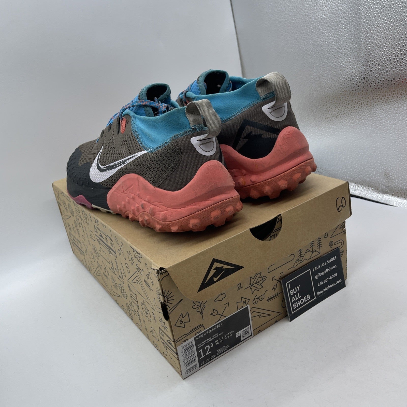 Size 12.5 - Nike Wildhorse 7 Ironstone Laser Blue (CZ1856-006)