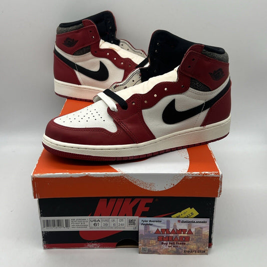 Size 6.5 - Jordan 1 Retro High OG Chicago Lost & Found 2022 Brand New Og All