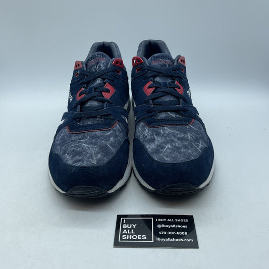 Size 13 - Reebok Awd Navy Blue Ventilator Reebok Blue White Suede (M46439)