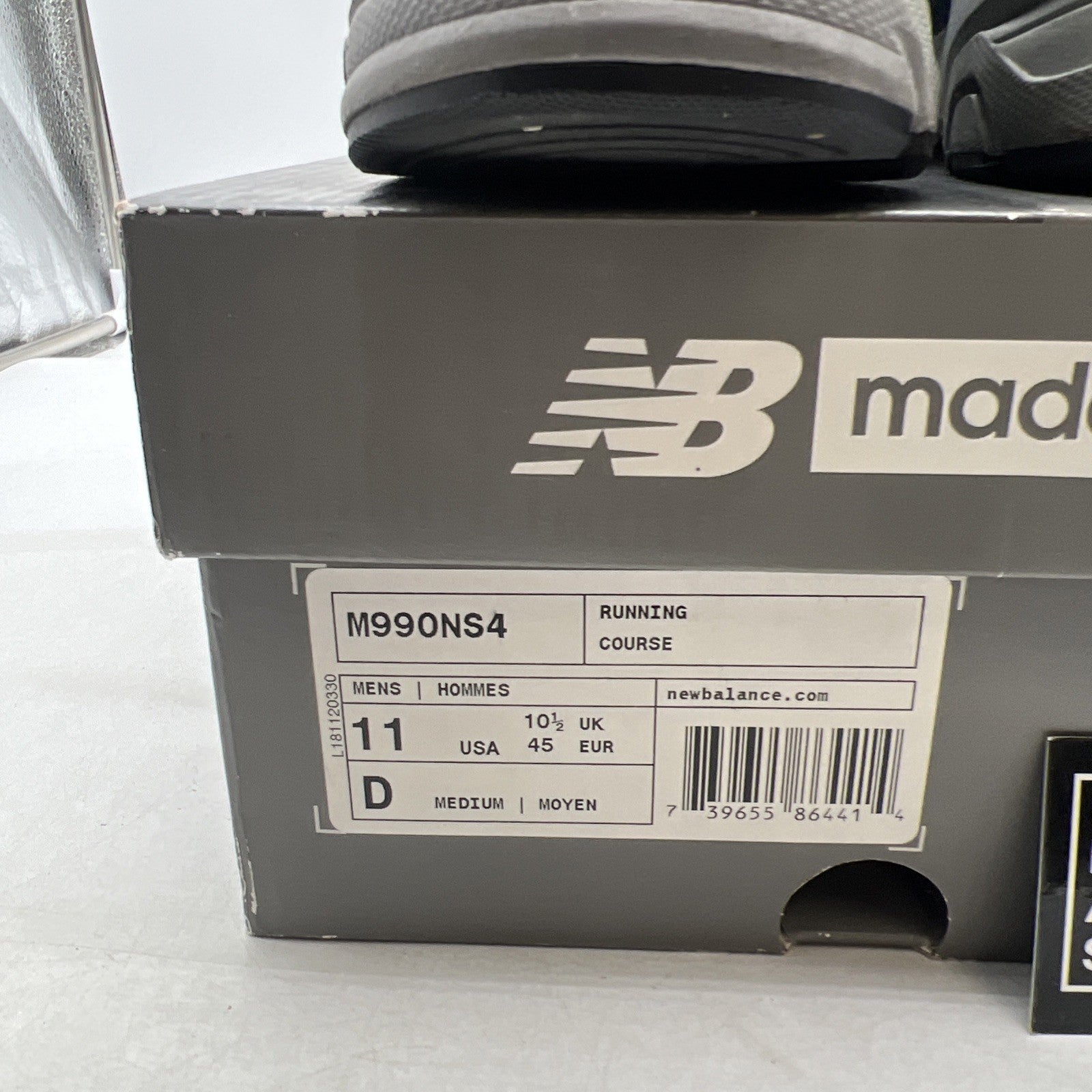 Size 11 - New Balance 990v4 Made in USA North Sea (M990NS4)
