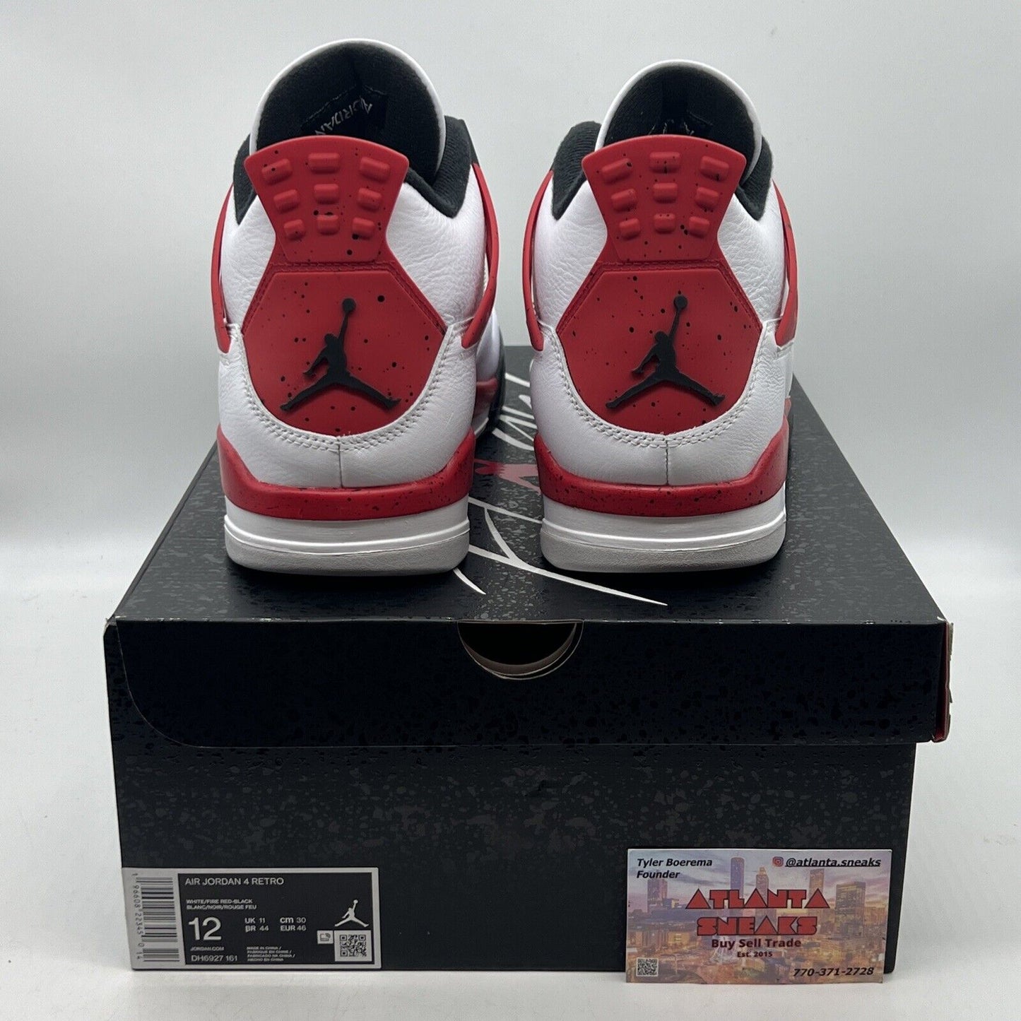 Size 12 - Jordan 4 Retro Mid Red Cement Brand New Og All
