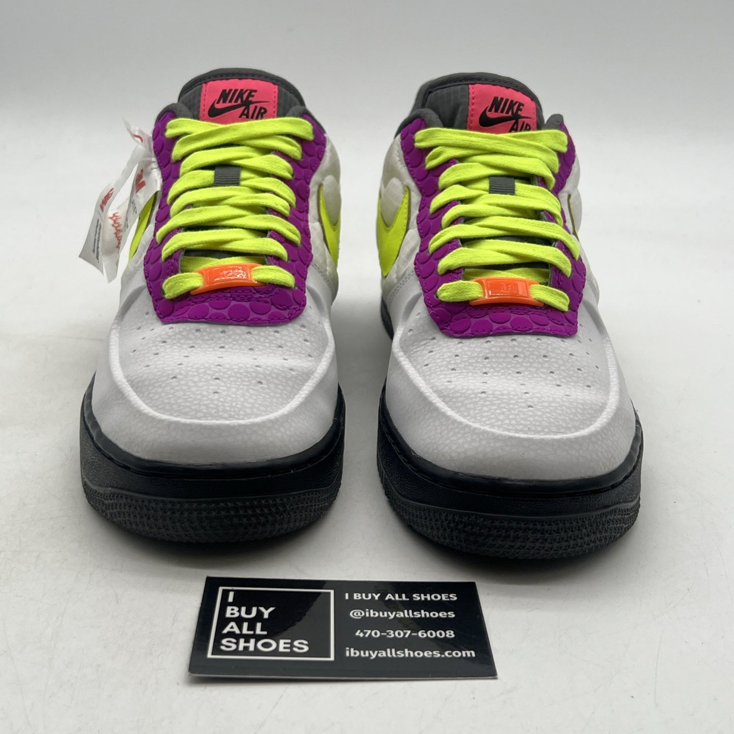 Size 9.5 - Nike Air Force 1 Nike By You (DJ2655-992) White Purple Black 3M