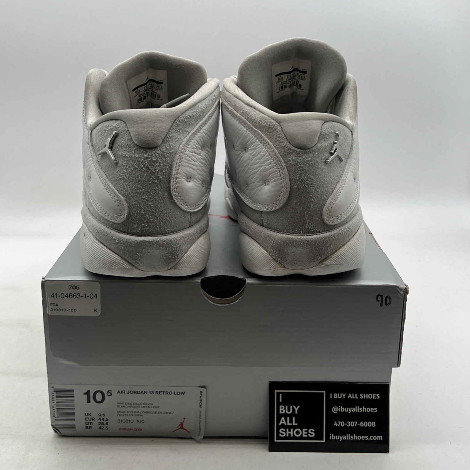Size 10.5 - Air Jordan 13 Retro Low Pure Money (310810-100)