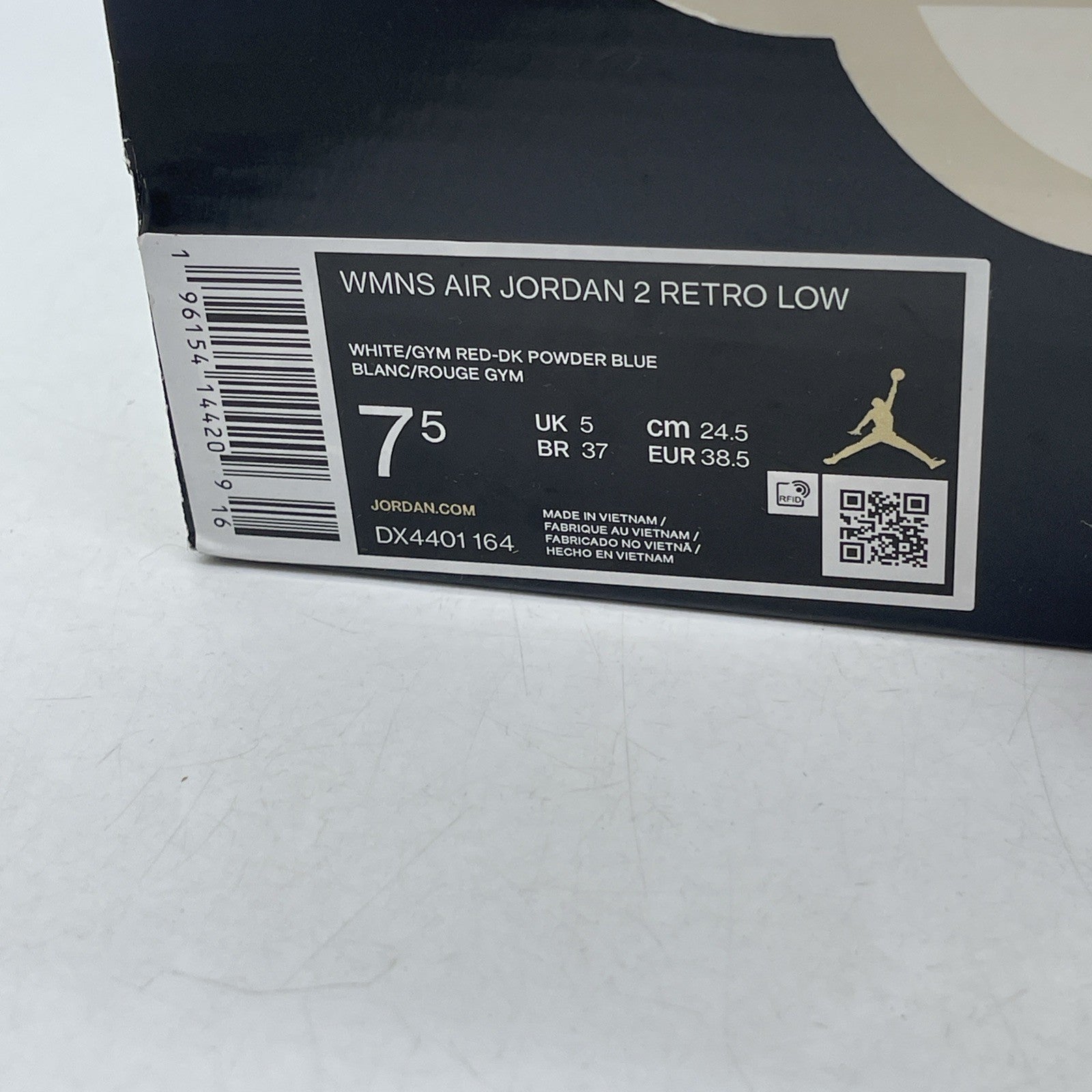 Size 7.5W - Air Jordan 2 Retro Low NC to Chi (DX4401-164)