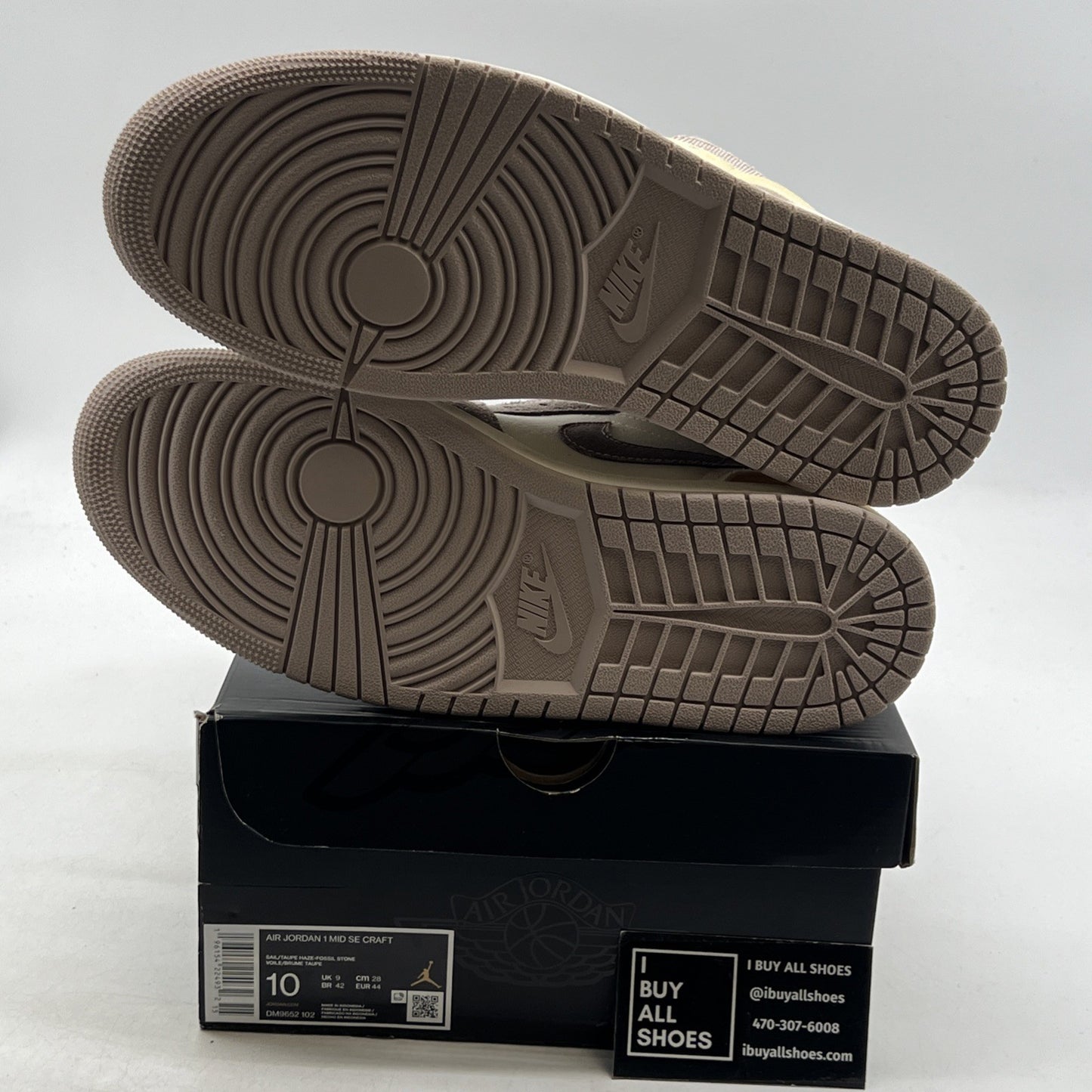 Size 10 - Air Jordan 1 Mid SE Craft Inside Out (DM9652-102)