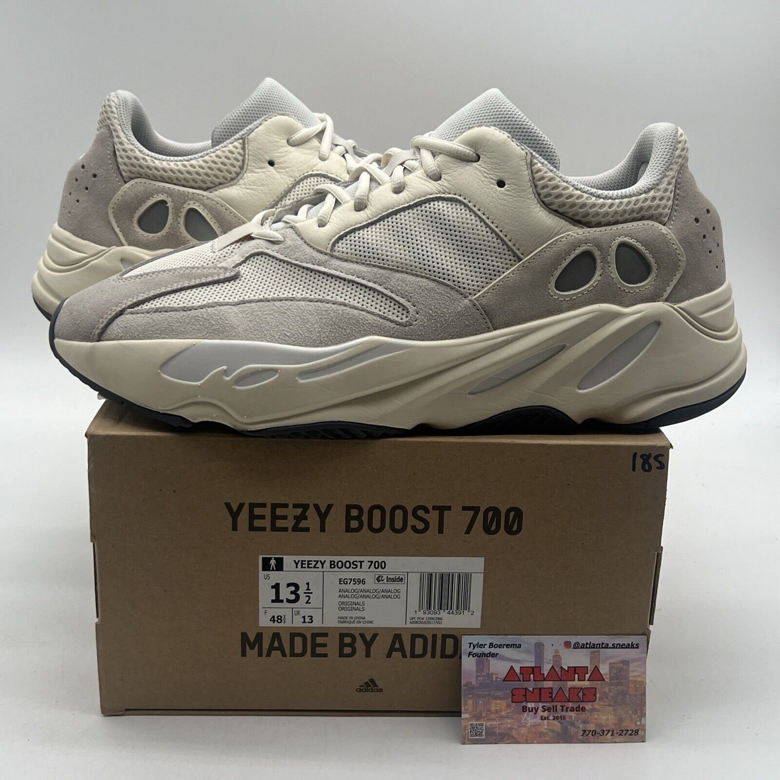 Size 13.5 - adidas Yeezy Boost 700 Salt (EG7596)