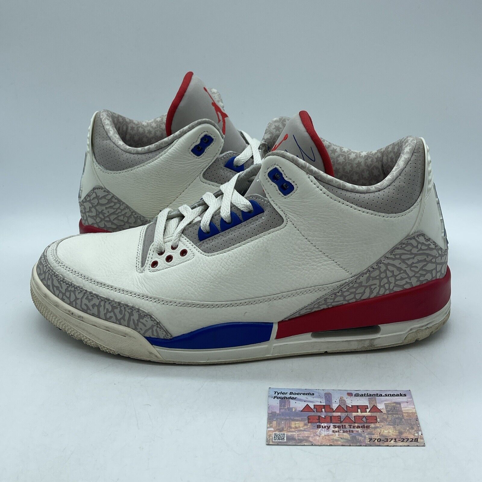 Size 11.5 - Air Jordan 3 Retro International Flight Suede Leather (136064-140)