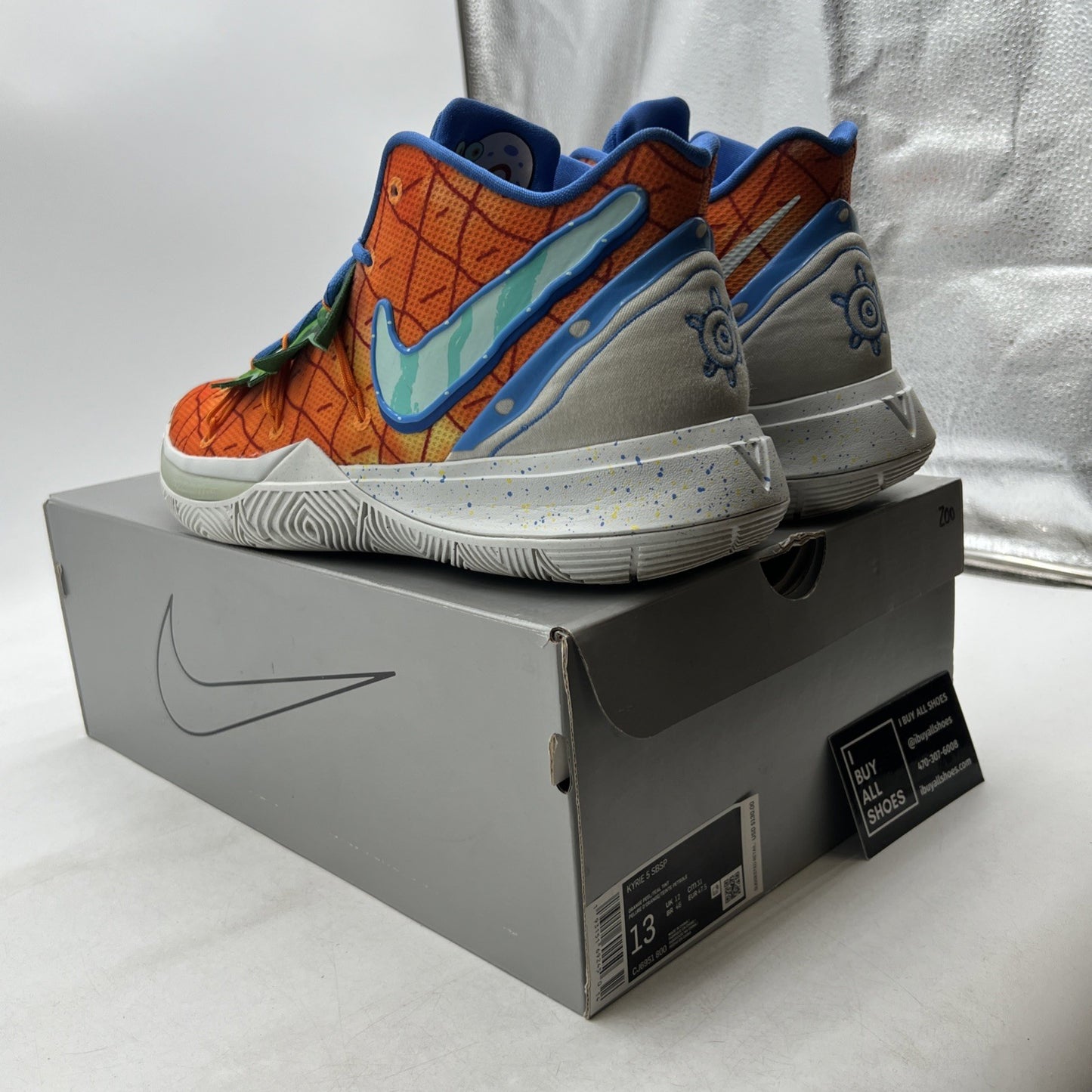Size 13 - Nike SpongeBob SquarePants x Kyrie 5 Pineapple House (CJ6951-800)
