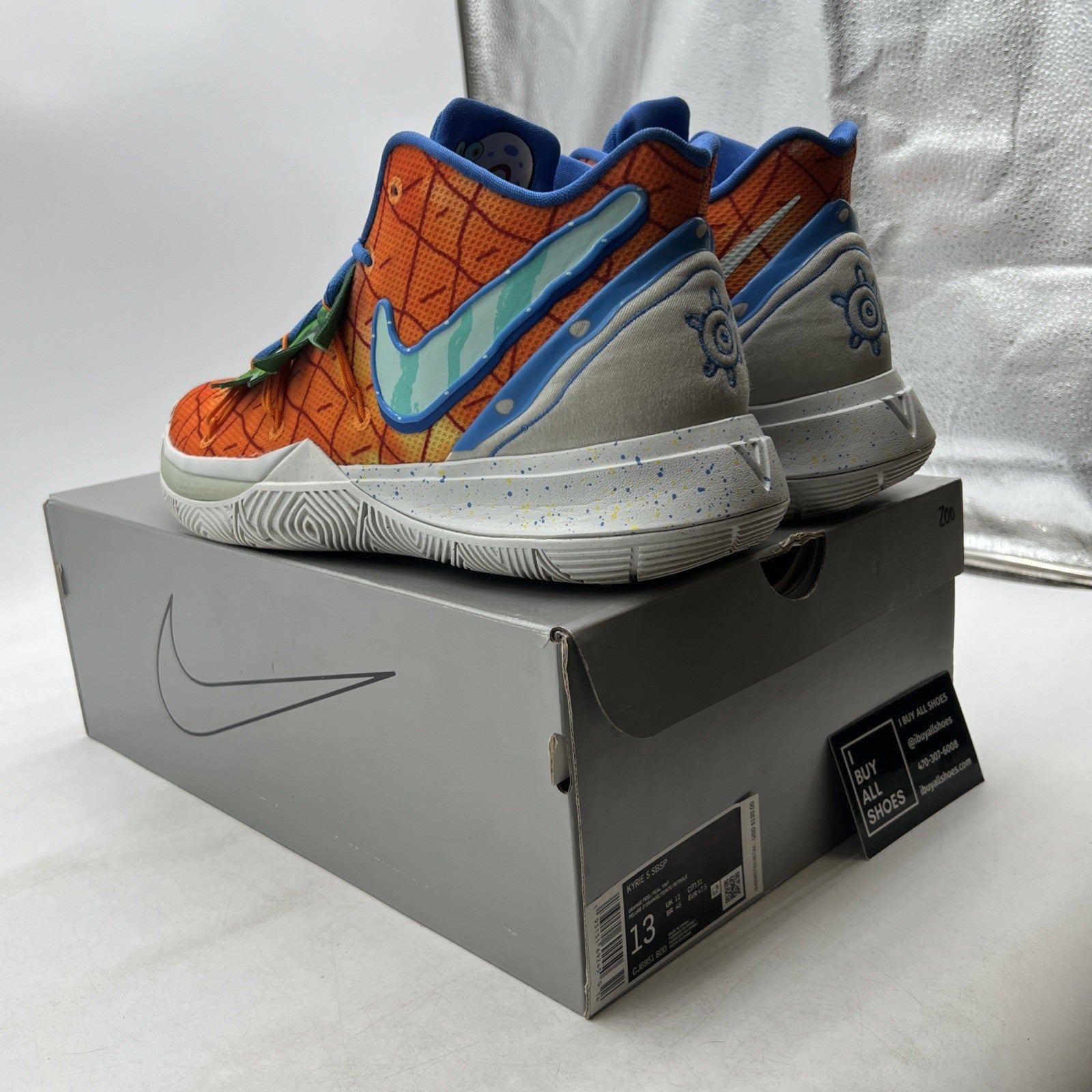 Size 13 - Nike SpongeBob SquarePants x Kyrie 5 Pineapple House (CJ6951-800)