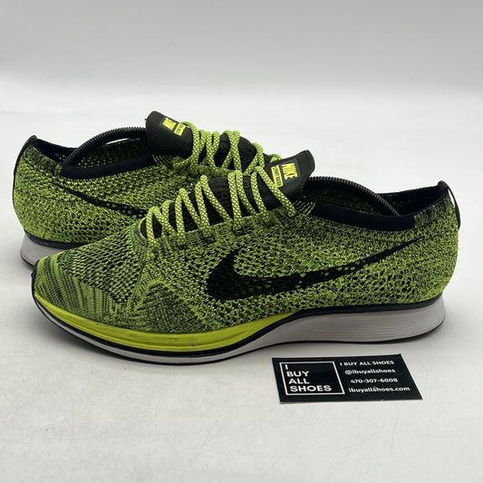 Size 12 - Nike Flyknit Racer Volt Sequoia (526628-731)