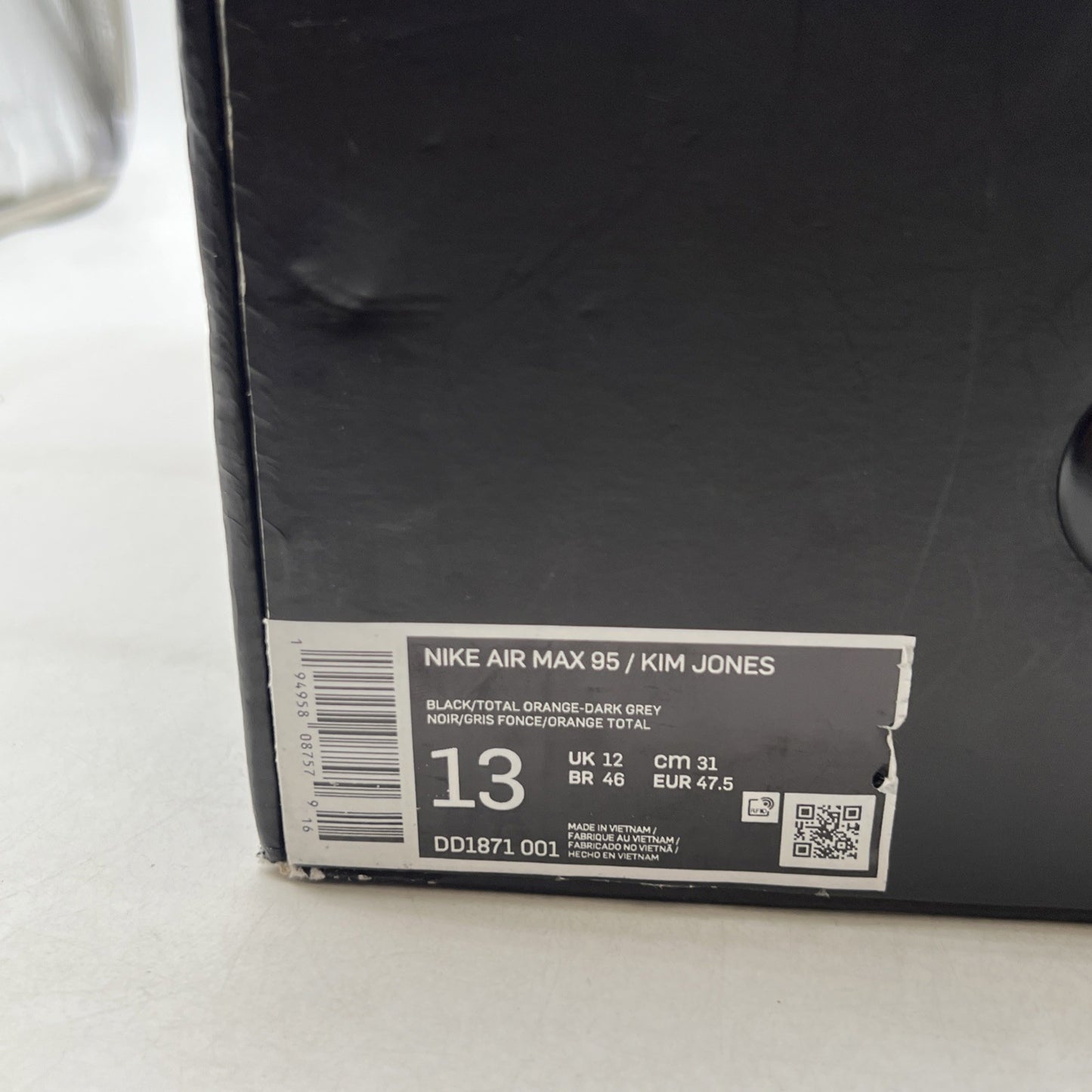 Size 13 - Nike Kim Jones x Air Max 95 Total Orange (DD1871-001)