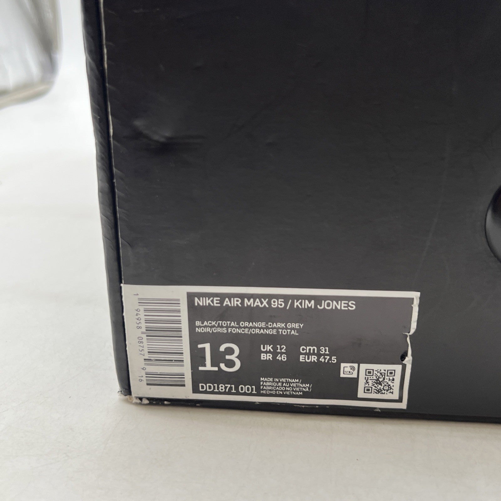 Size 13 - Nike Kim Jones x Air Max 95 Total Orange (DD1871-001)