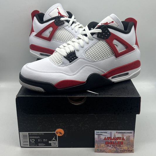 Size 12 - Jordan 4 Retro Mid Red Cement Brand New Og All