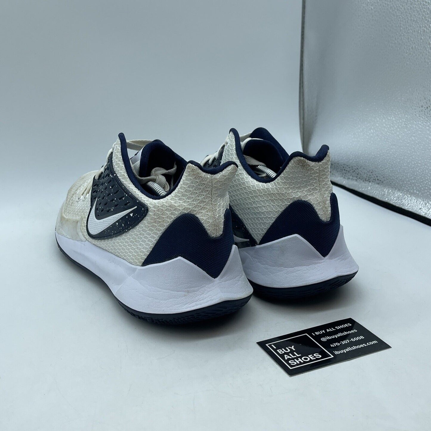 Size 12 - Nike Kyrie 2 TB Low College Navy Blue White Suede Leather (CN9827-110)