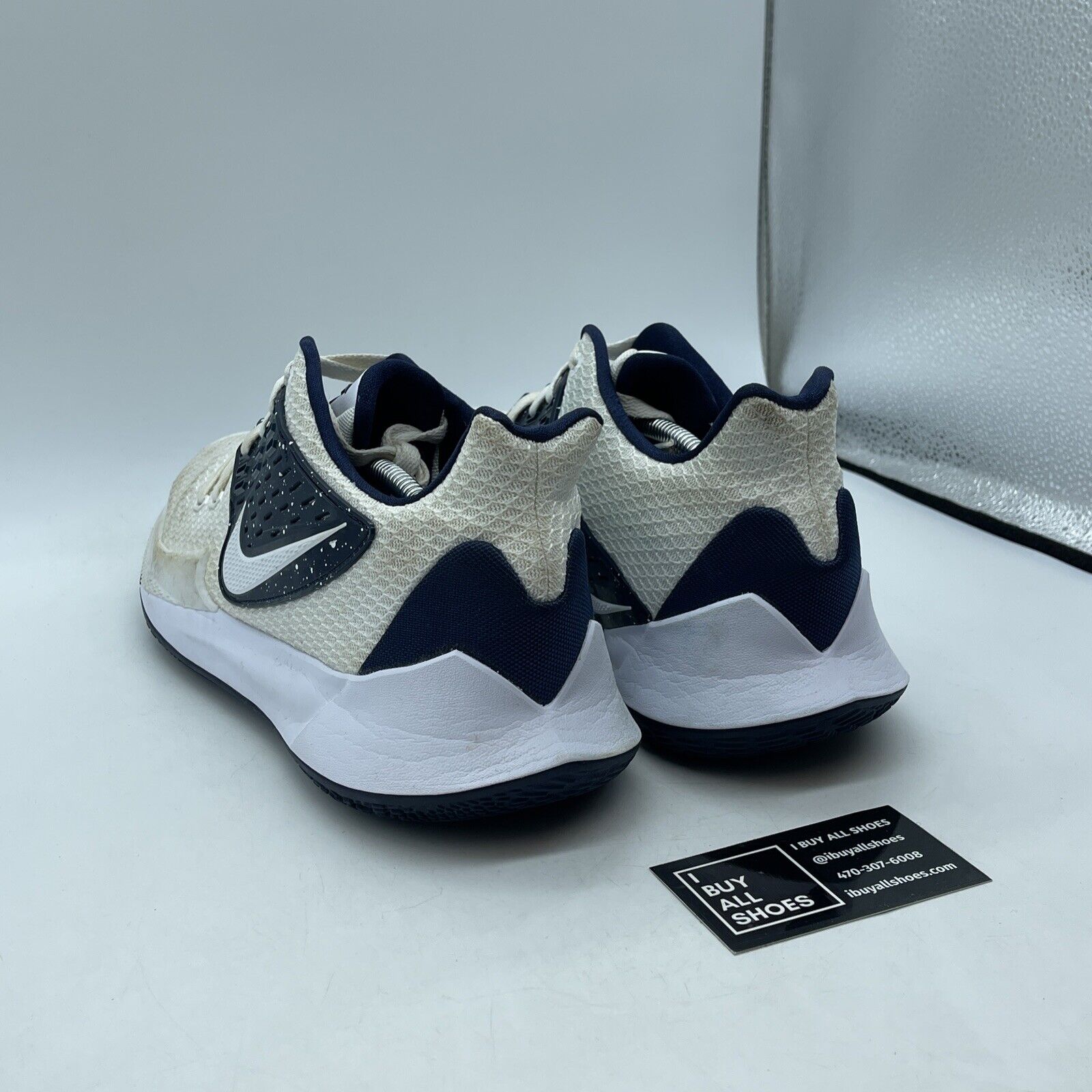 Size 12 - Nike Kyrie 2 TB Low College Navy Blue White Suede Leather (CN9827-110)