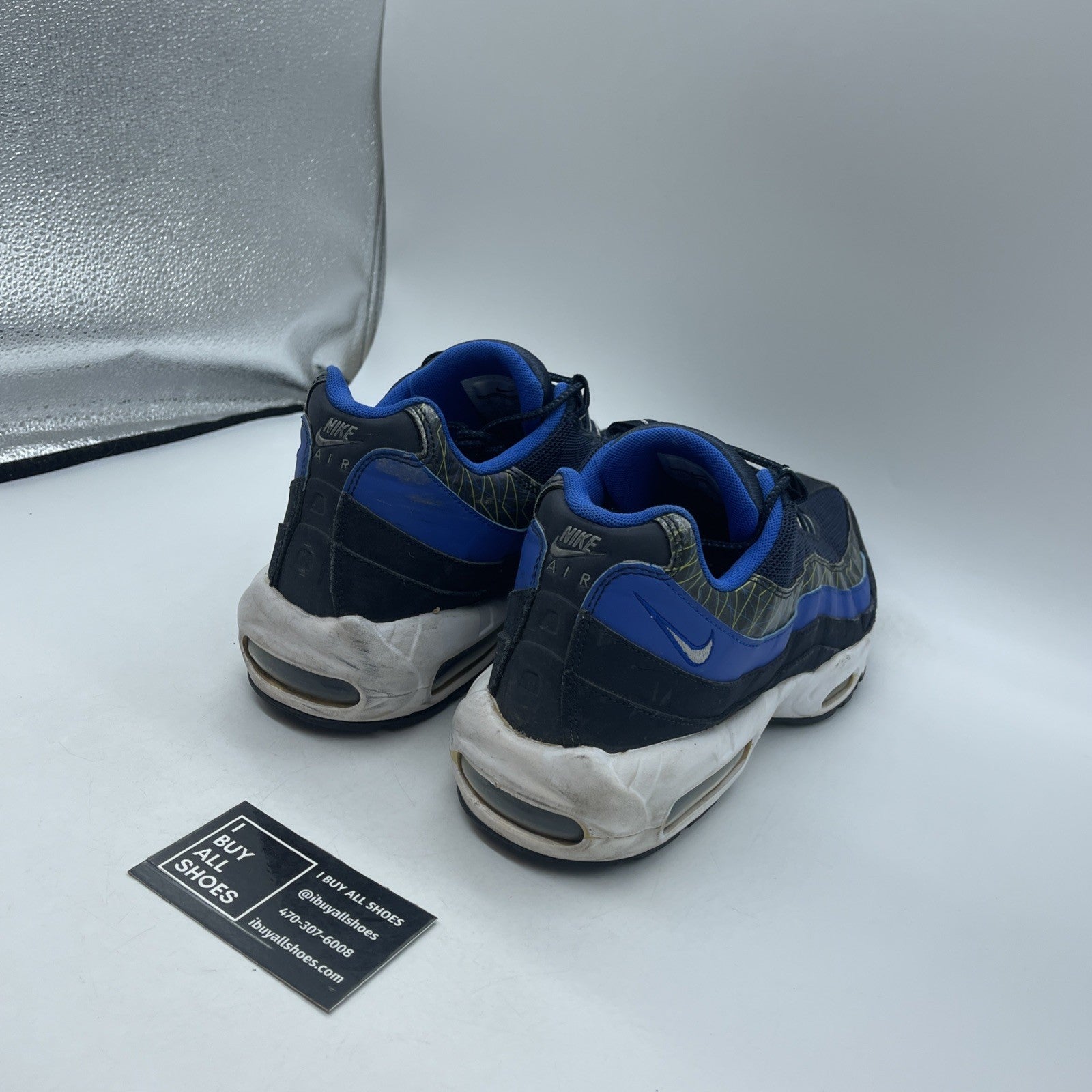 Size 12 - Nike Air Max 95 Premium Dark Obsidian (538416-443)