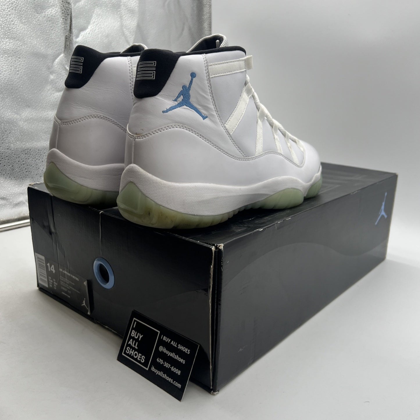 Size 14 - Air Jordan 11 Retro High Legend Blue (378037-117)