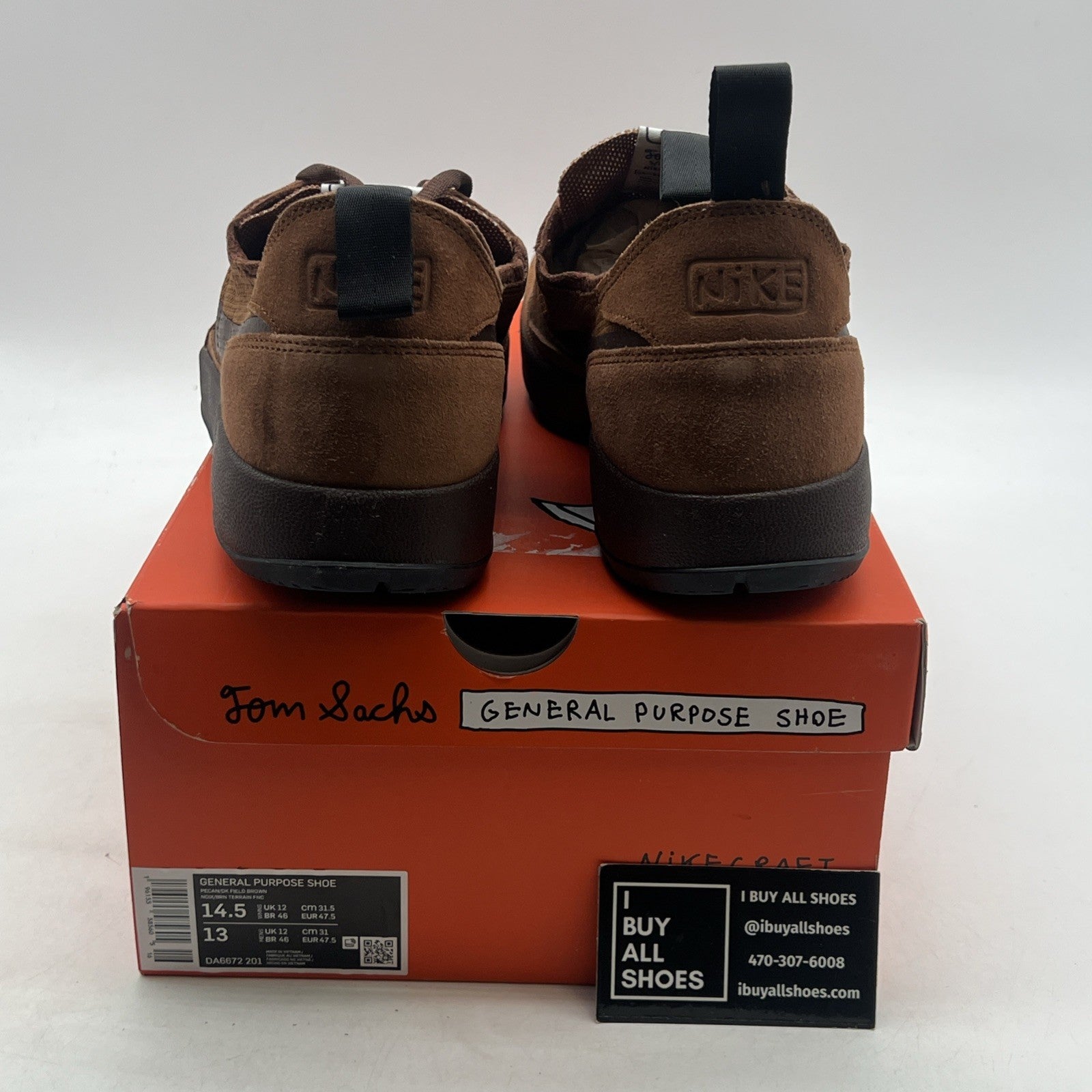 Size 14.5 - Nike x Tom Sachs NikeCraft General Purpose Shoes (DA6672-201)