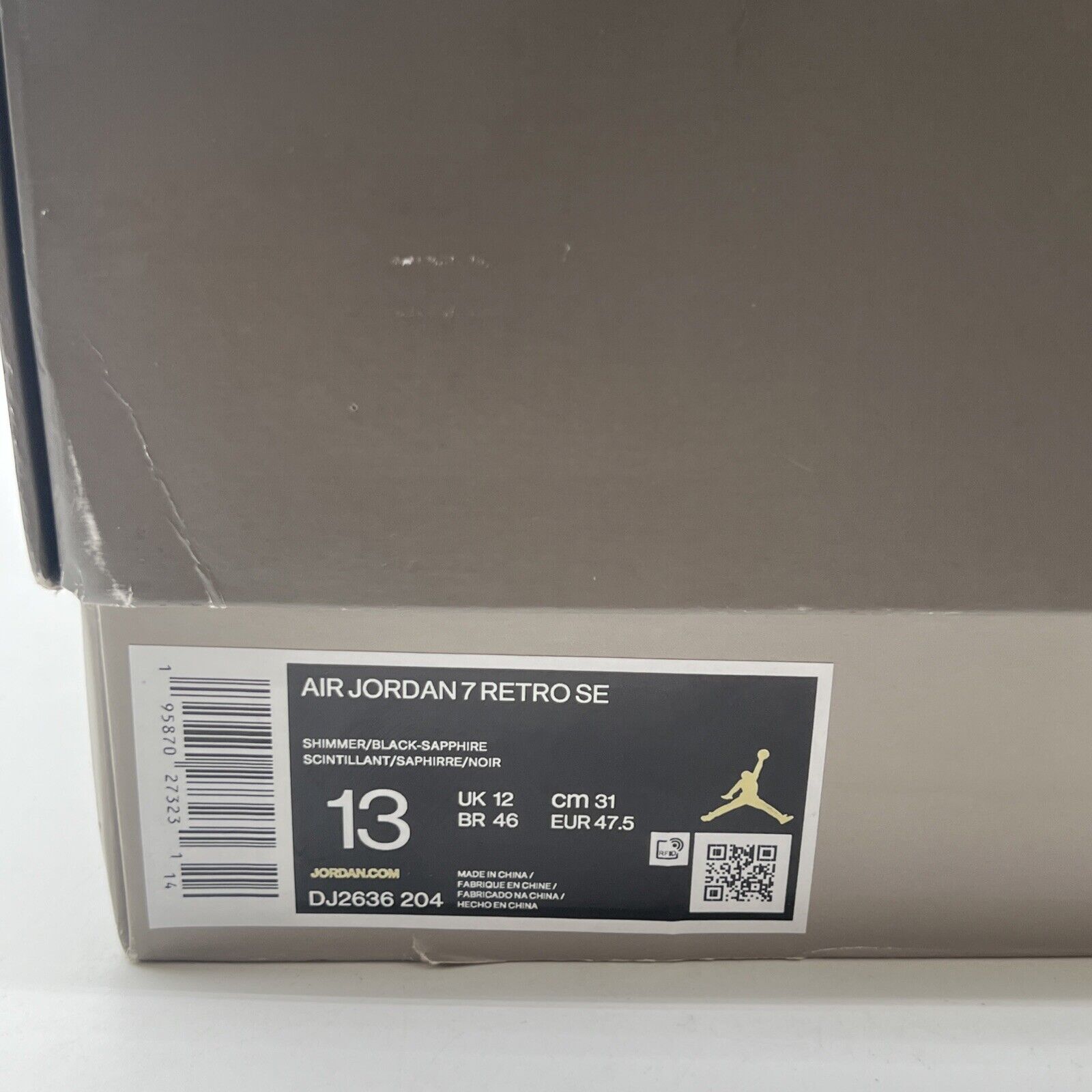 Size 13 - Air Jordan 7 Retro SE Sapphire (DJ2636-204)