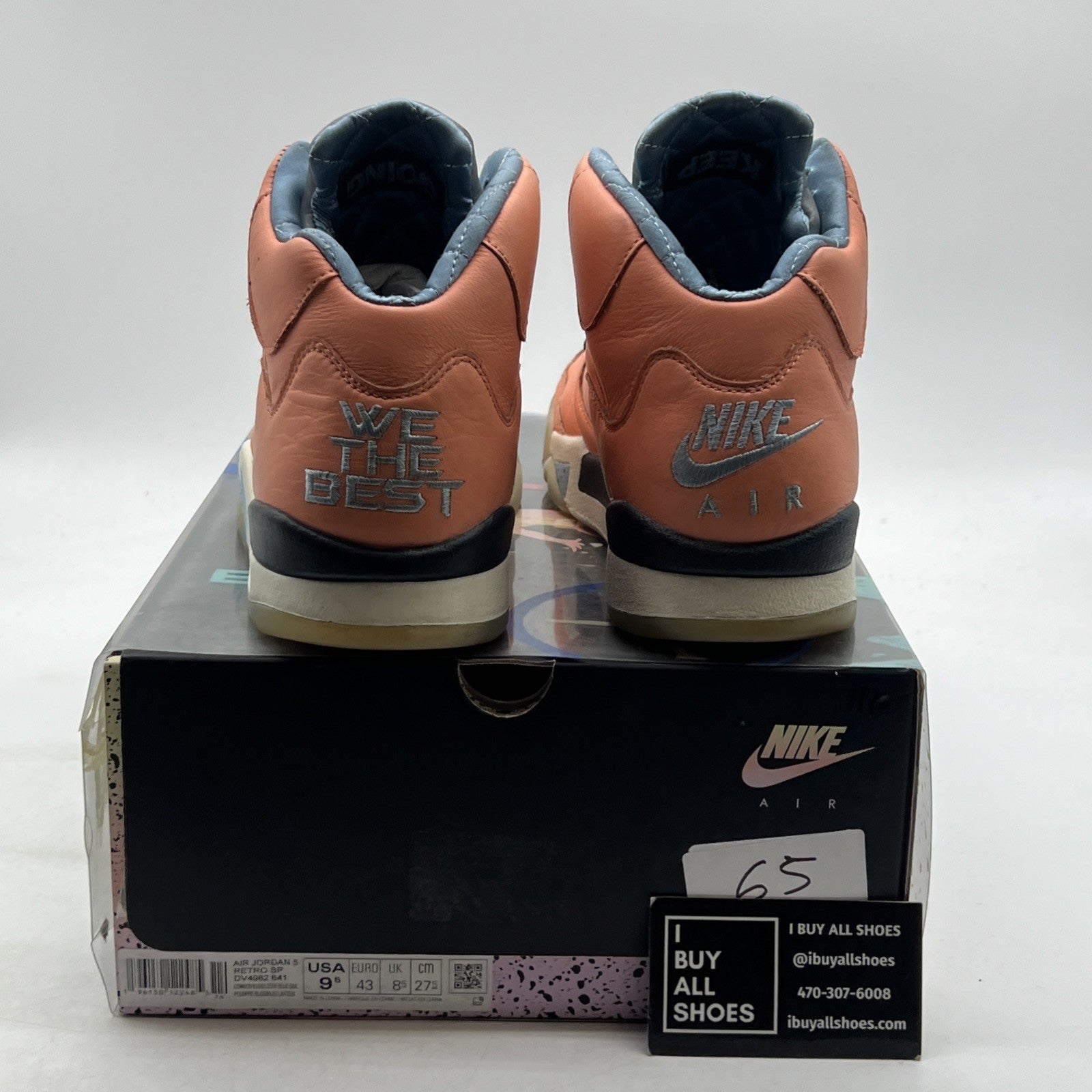 Size 9.5 - Jordan 5 Retro x DJ Khaled Mid We The Best Crimson Bliss (DV4982-641)