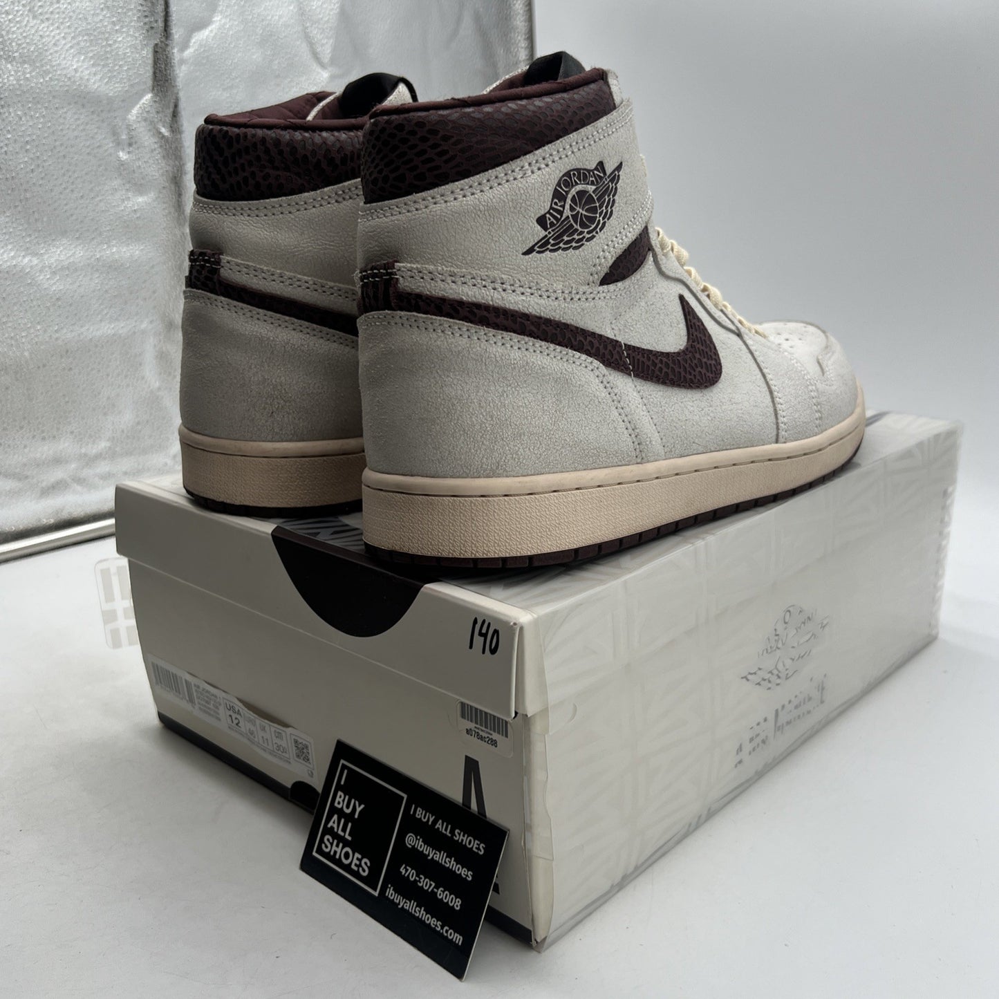 Size 12 - Air Jordan 1 OG x A Ma Maniere High Airness (DO7097-100)