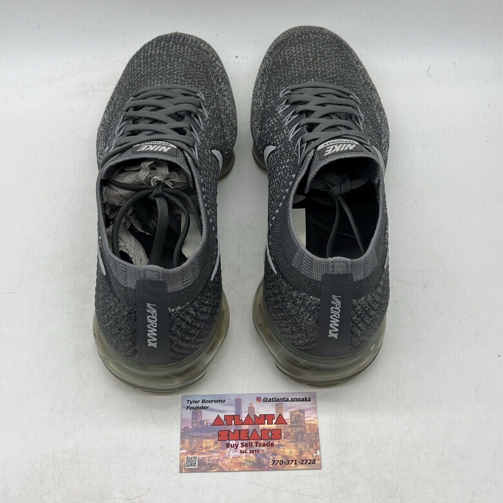 Size 12 - Nike Air VaporMax Asphalt Grey (849558-002)