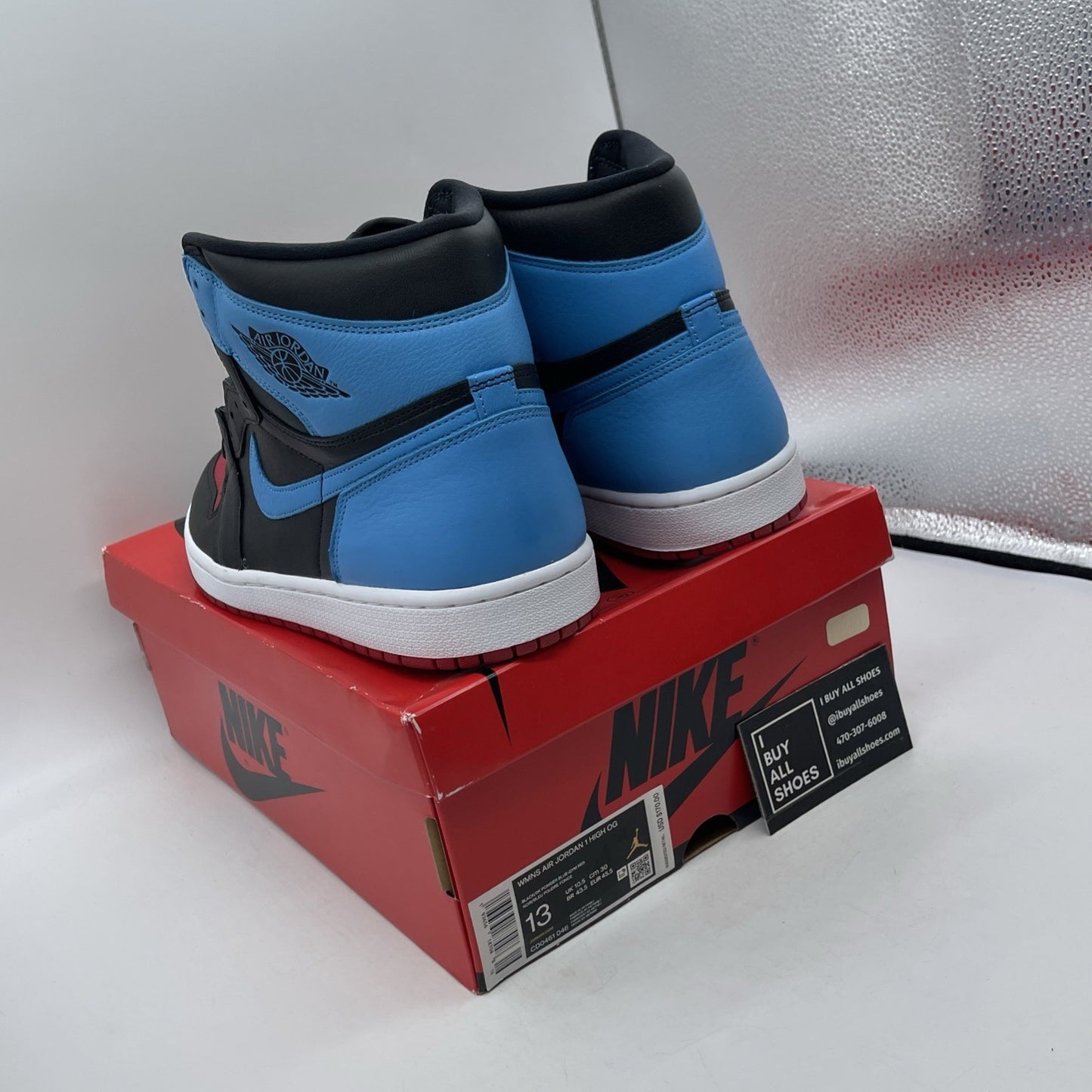 Size 13 - Air Jordan 1 High OG UNC To Chicago 2020 Leather (CD0461-046)