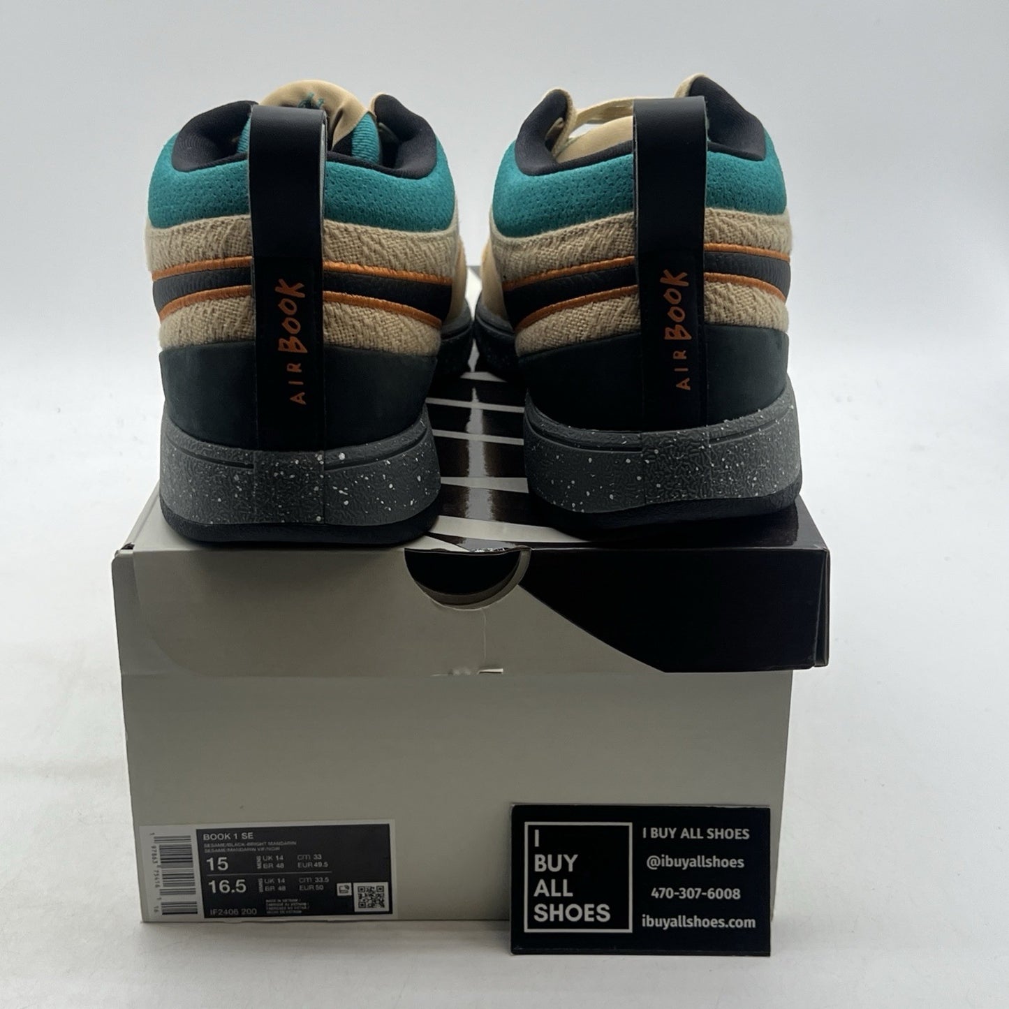 Size 15 - Nike Book 1 Mowabb - (IF2406-200)