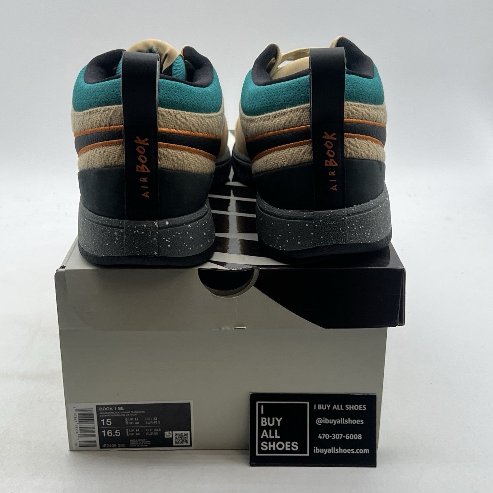 Size 15 - Nike Book 1 Mowabb - (IF2406-200)