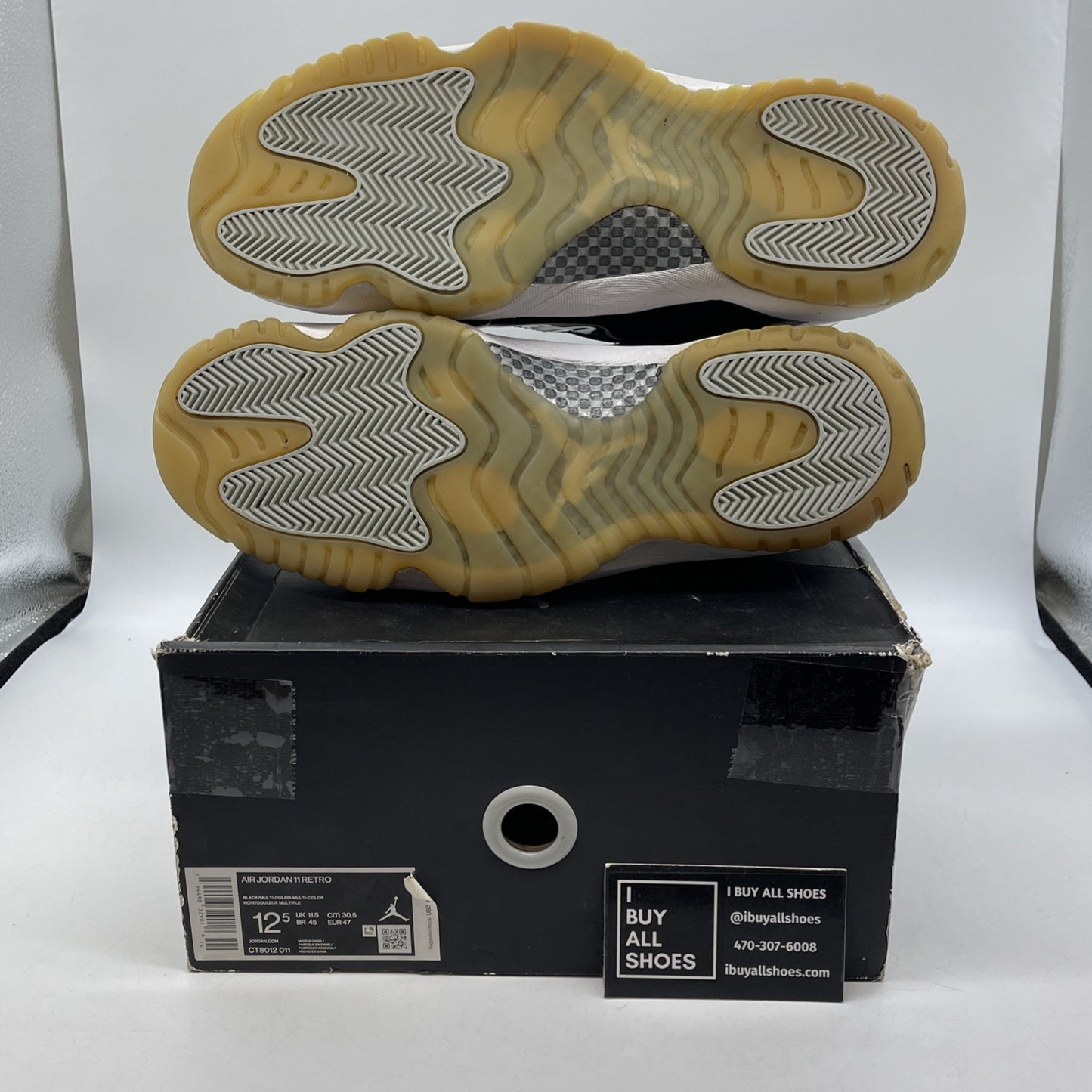Size 12.5 - Jordan 11 Retro High Jubilee / 25th Anniversary Black (CT8012-011)