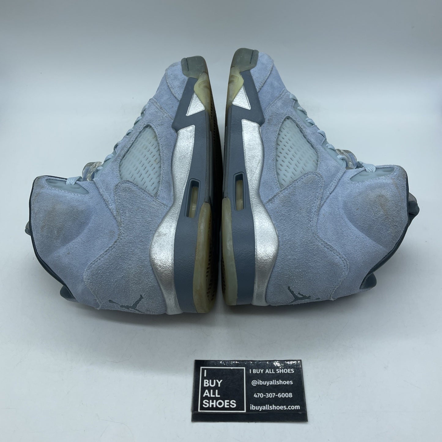 Size 12W - Air Jordan 5 Retro Blue Bird Silver Suede (DD9336-400)
