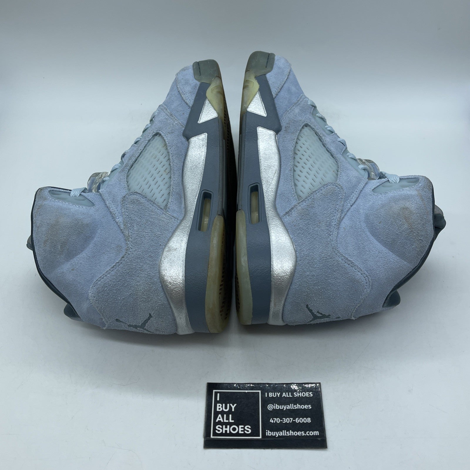 Size 12W - Air Jordan 5 Retro Blue Bird Silver Suede (DD9336-400)
