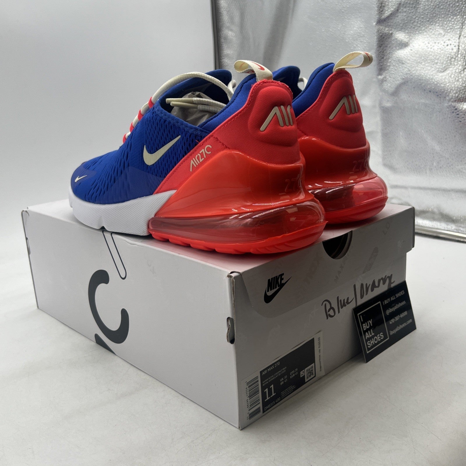 Size 11 - Nike Air Max 270 Hyper Royal Bright Crimson (DM8315-400)