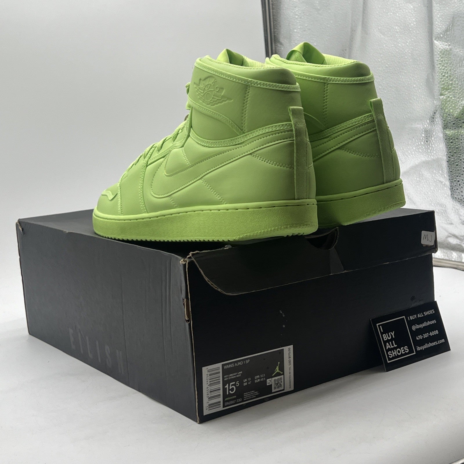 Size 15.5 - Billie Eilish x Air Jordan 1 KO Volt W (DN2857-330)