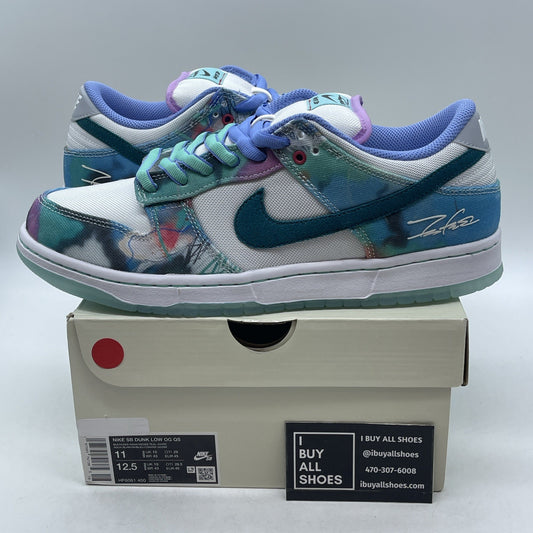 Size 11 - Futura Laboratories x Nike Dunk SB Low Bleached Aqua (HF6061-400)