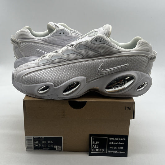 Size 13 - Nike NOCTA x Glide Triple White (DM0879-100)