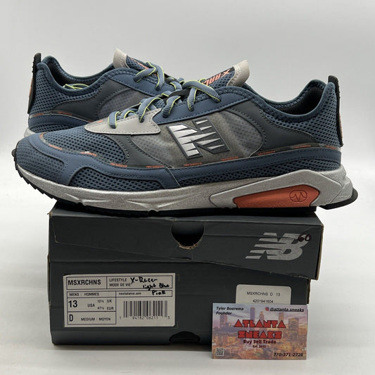 Size 13 - New Balance X-Racer Porcelain Blue Peach Orange (MSXRCHNS)